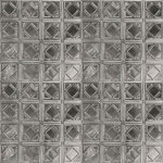 American Tin Ceilings Pattern 2' x 2' (24" x24") Wall Panels & Ceiling Nail-Up Tiles - Embossed Metallic Tile with Diamond and Floral Pattern (Covers 20 Sq ft)