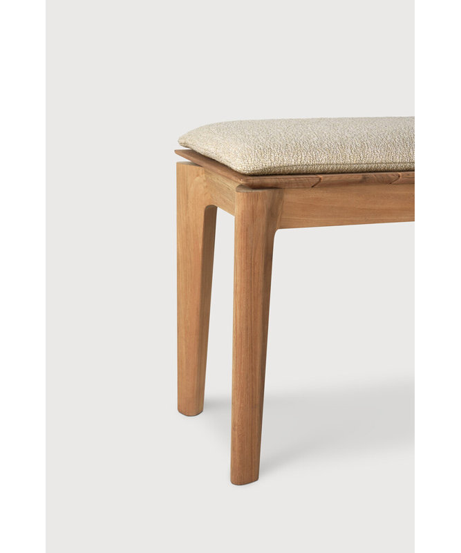 Bok Outdoor Teak Dining Bench, Natural