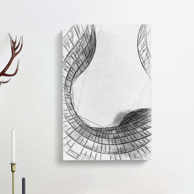 Sketching the Architecture Vol.8 - Wrapped Canvas Drawing - Wrapped Canvas