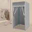 Pliable vestiaire 39,37 po (P) * 39,37 po (l) * 78,74 po (H)-557529188