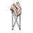 Mac Sports Foldable Padded Outdoor Club Chair with Carry Bag, Beige (2 Pack)