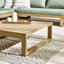 Temmy Solid Wood 7/8 Seater Garden Sofa Set With Coffee Table - Outdoor Patio Lounge Modern Garden-123323678