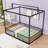 Convertible Metal Bed Frame With Protective Fence-1665181163-1665181162