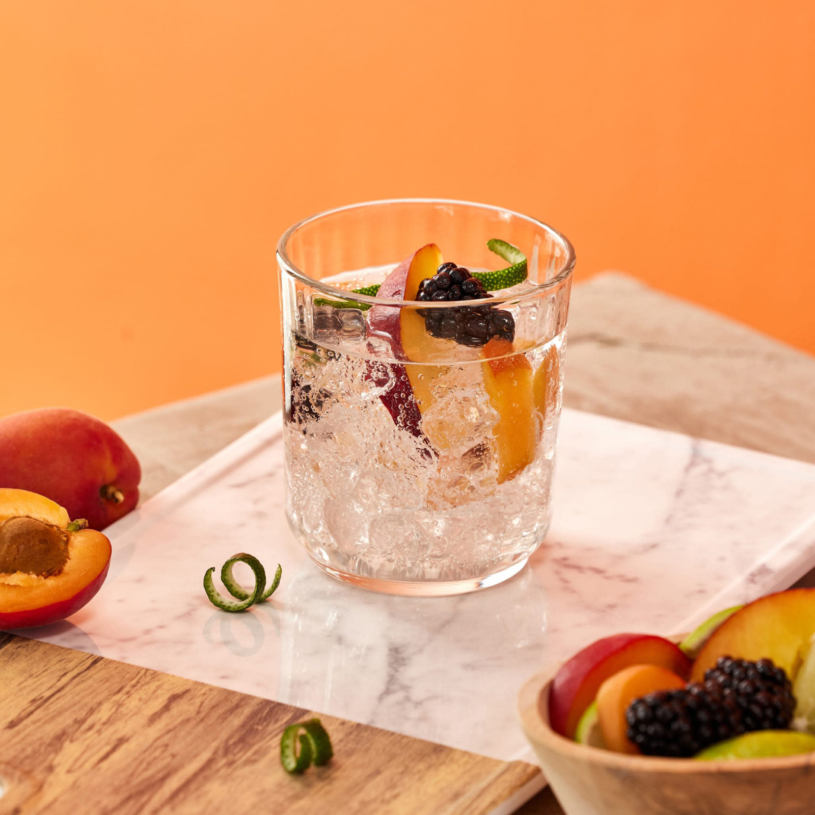 Paneled Libbey Double Old Fashioned Rocks Glasses, 11.2-Ounce, Set Of 6
