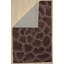 Tapis transitionnel polyvalent en laine touffeté à la main brun Kira