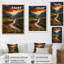«Beilul Texas Sunset Ultra-Large Angle Landscape Ii», art mural Texas-152072688-152072695