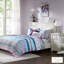 Ensemble de courtepointe réversible pour lit simple/simple XL avec coussins décoratifs