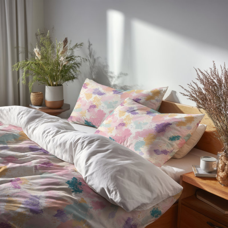 Ensemble de literie 3 pièces pour adolescent Sparkle - Ensemble de housse de couette et coussin décoratif Shimmer