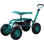 Siège de chariot de jardin avec roues et plateau à outils Rolling Garden