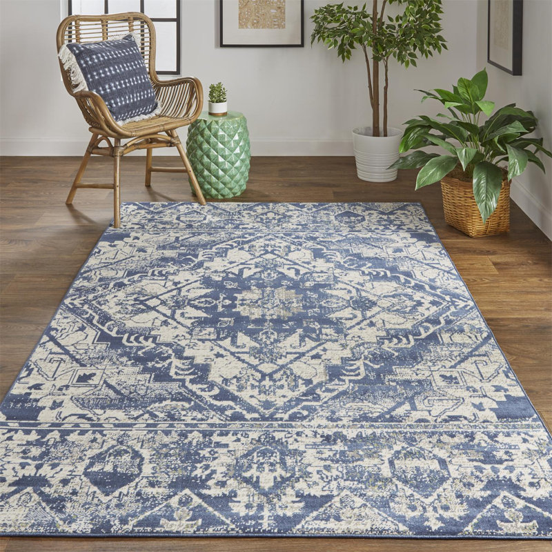 Tapis beige Cyanne, Forme Rectangle : 6 pi 5 po x 9 pi 6 po