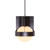 Loop Single Pendant In Dark Grey With Sphere IV