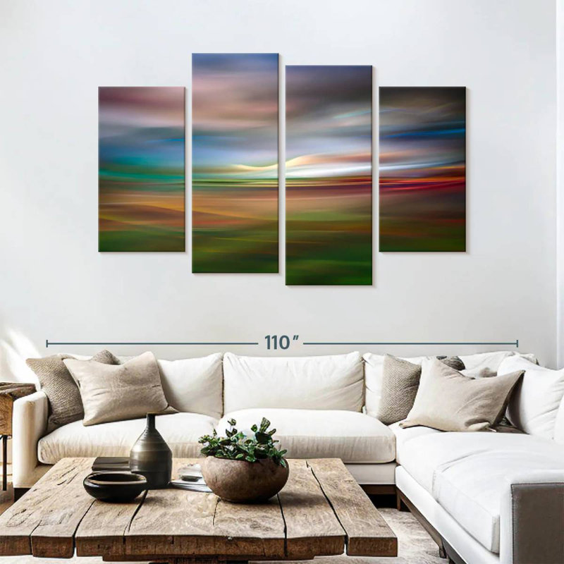 Avery Palouse, soirée abstraite, H 54 po x l 84 po