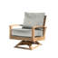 St. Lucia Teak Outdoor Swivel Rocking Lounge Chair-361501758
