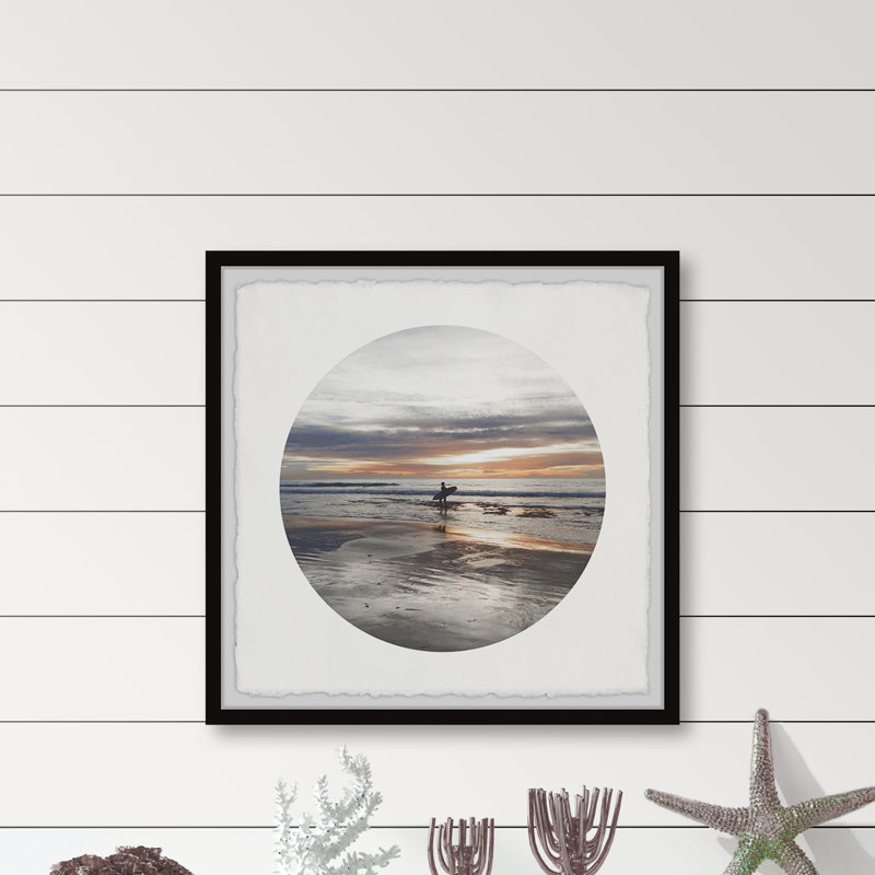 " Surf Alone ", 18" H x 18" W x 1.5" D