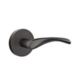 Triton Wave/Drop Passage (Hall & Closet) Door Lever with Round Rosette