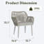 Patio Dining Armchair with Cushion-2086748265-2086748264-2086748245