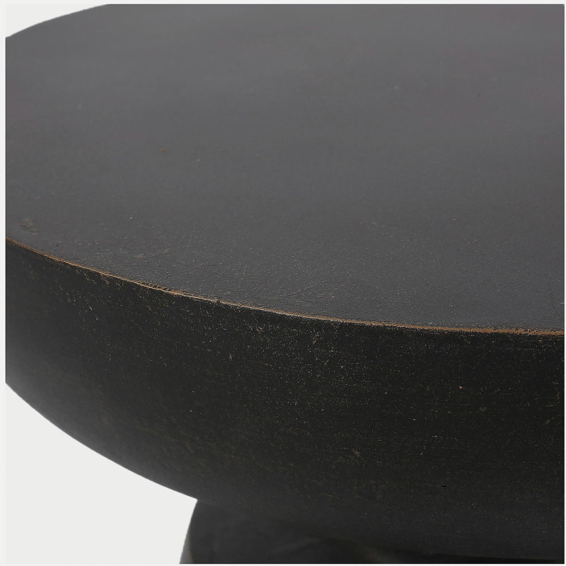 Table d'appoint d'extérieur en béton léger