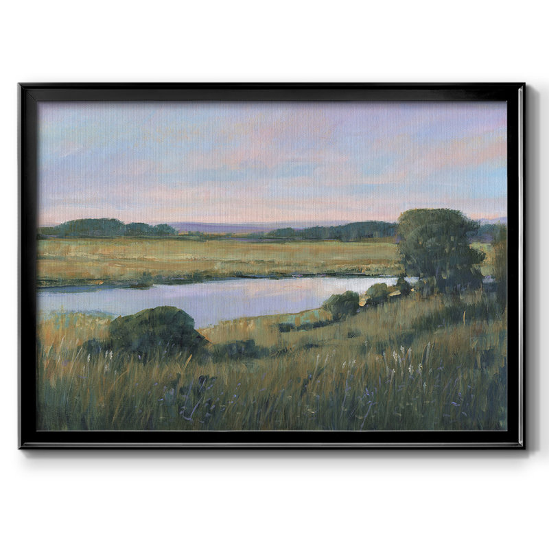Spring Marsh II, H 18 po x l 26 po x P 1,5 po, Noir