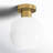 Tuscany Glass Semi Flush Mount