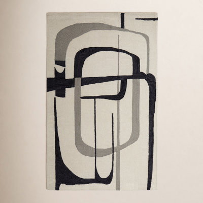 Nobu Hand-Tufted Abstract Rug