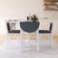 Ensemble de table de salle à manger 59 pièces 3 pièces 59,8 po avec rallonge et 2 chaises rembourrées-855362416