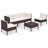 Zaneria 6 Piece Sofa Seating Group with Cushions-2107488142-2107488143