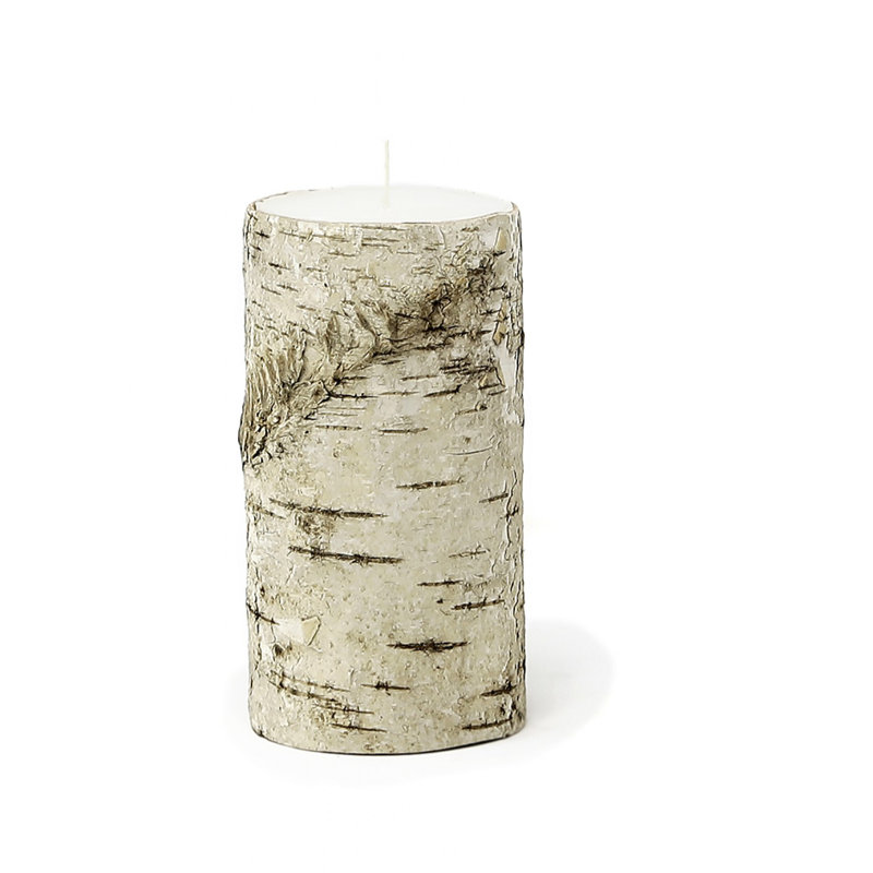 Unscented Pillar Candle, 5.75" H x 3" W x 3" D