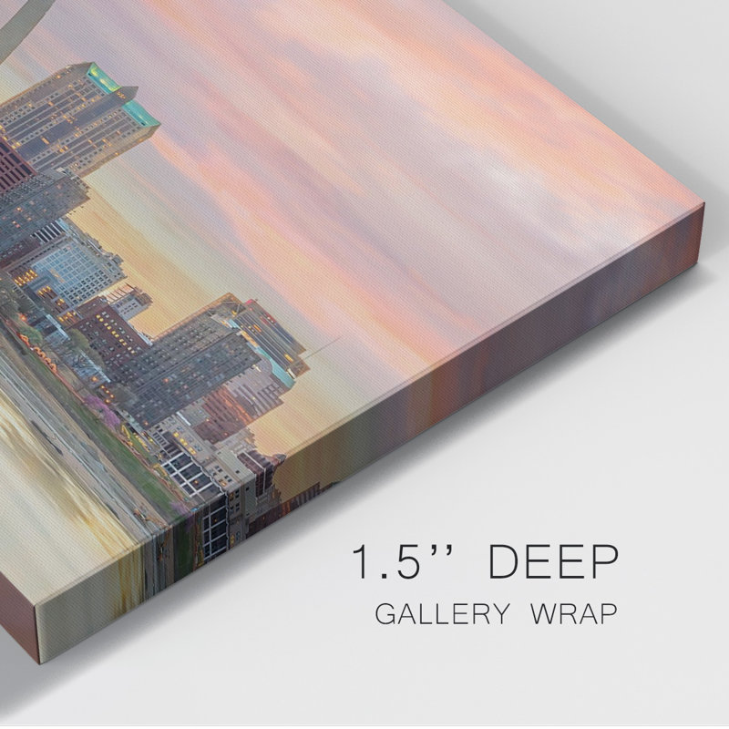 St. Louis Downtown City " St. Louis Downtown City ", 16" H x 27" W x 1" D