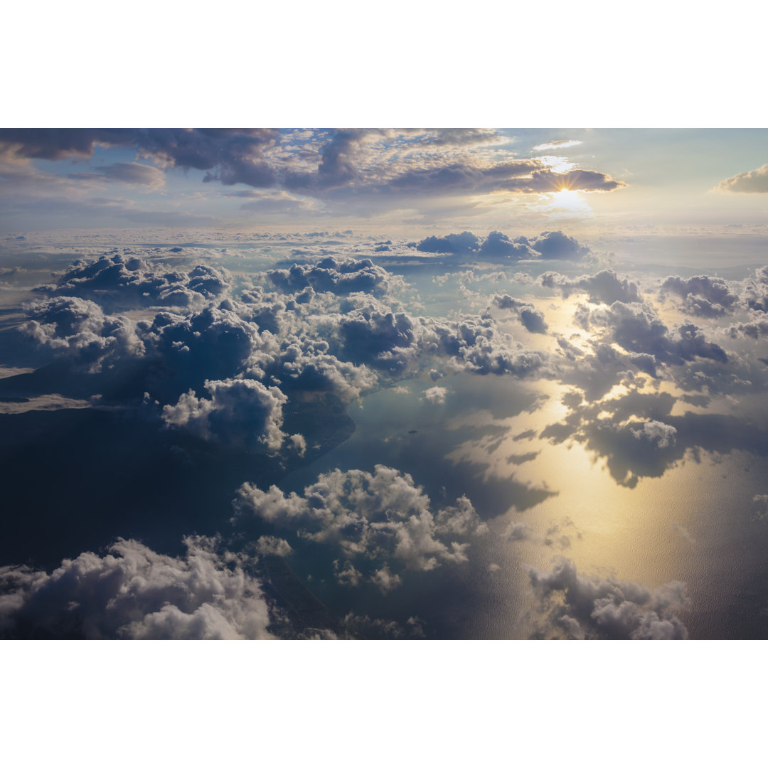 Schöner Sonnenuntergang über den Wolken von Guvendemir - Leinwandbild