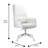Orren Ellis Ingertha Modern Executive Leather Office Chair – Ergonomic Mid-Back Desk & Conference Seating with Fixed Arms, Swivel Base, and Adjustable Height -6262707
