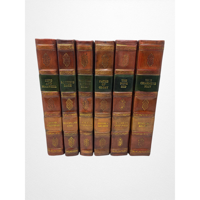 Handmade Decorative Book in Dark Brown/Black
