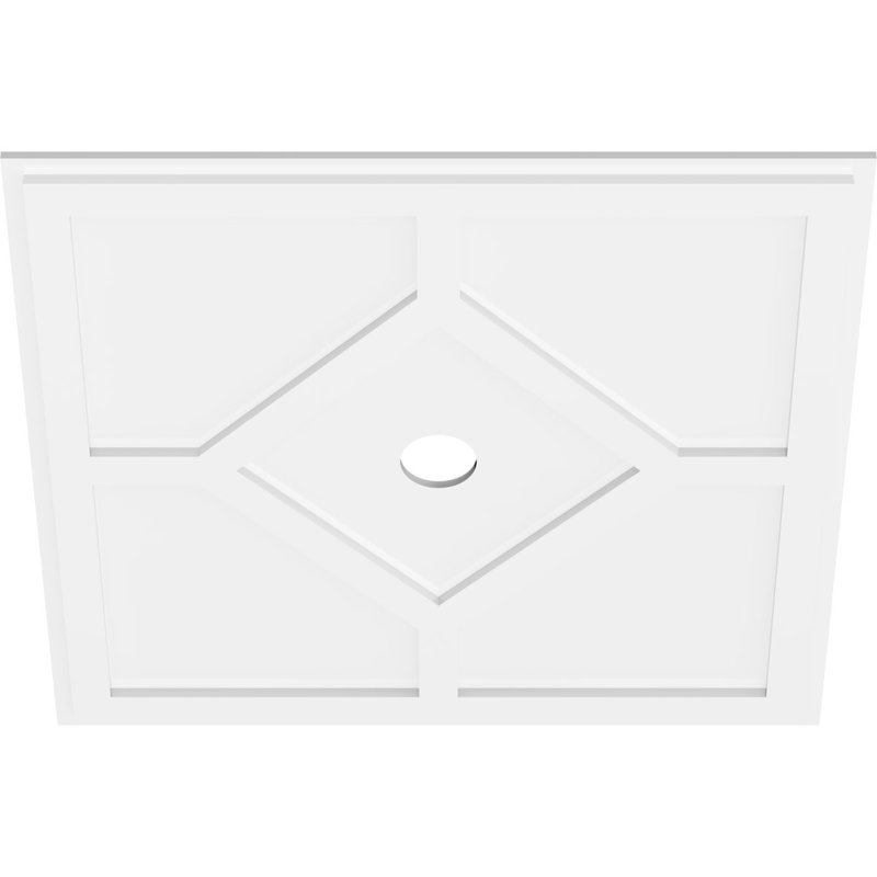 Embry Ceiling Medallion, 1" H x 24" W x 24" D