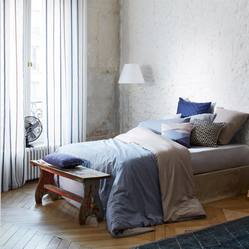 Sheer Single Curtain Panel, White, 200 W x 300 D cm