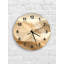 Horloge murale en verre trempé, conception abstraite de grès, horloge moderne, art mural beige, horloge silencieuse, décoration intérieure, horloge de bureau, cadeau unique-541731888-541731889