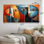 Cleoda - Cubisme, ensemble d'art mural en métal