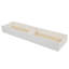 Lit superposé simple au-dessus de double / double, lit inférieur convertible, tablettes de rangement et tiroirs-2054631134