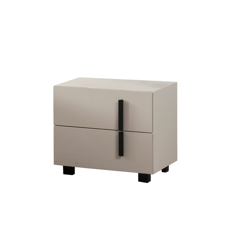 Table de chevet Alanee Coledale Ladonna, Blanc