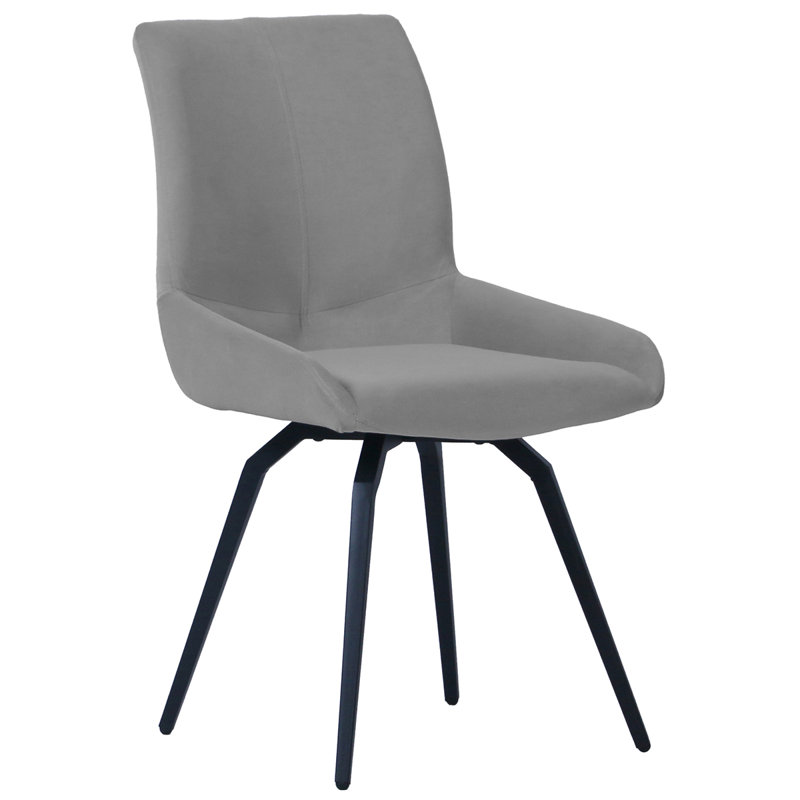 Swivel Dining Chair, Light Grey