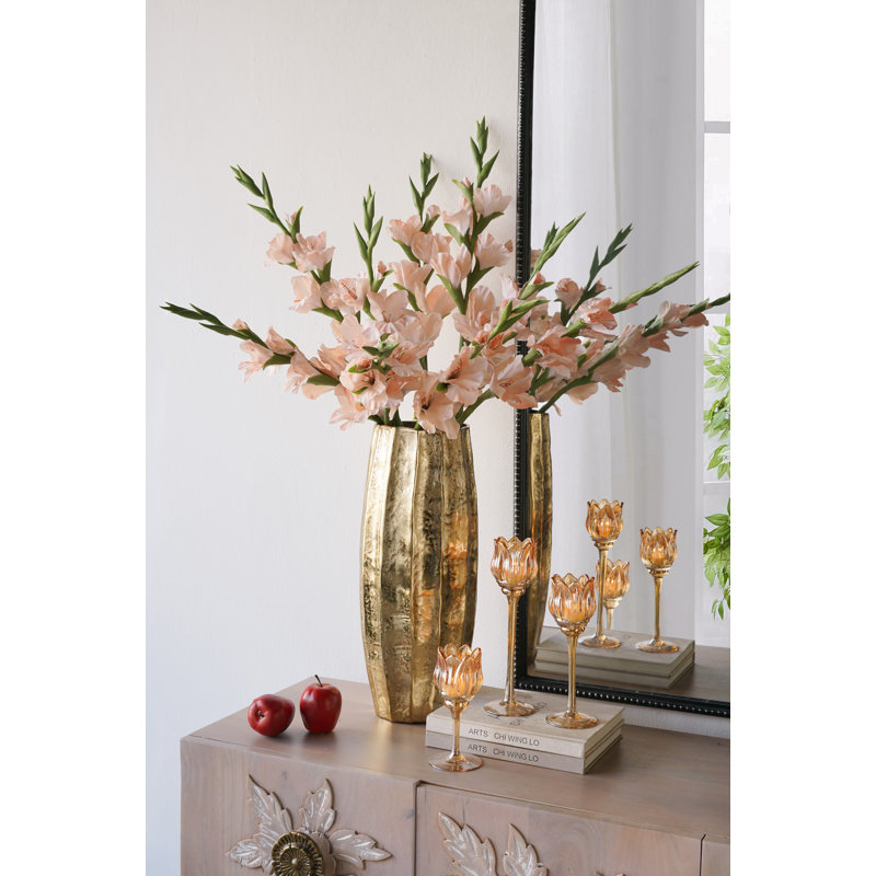D8x19,5 "Vase décoratif, H 19,5 po x l 8 po x P 8 po