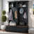 Black + Dark Walnut
