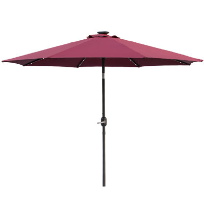 Antibes 2.7m Traditional Parasol with Lights