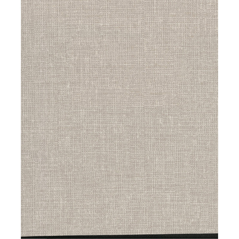 , Rouleau de papier peint texturé ivoire Arya, 27 pieds de long x 27 pouces de large, Gris