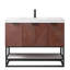 Mahon 42" Single Pedestal Vanity with Top-441760558-441779157