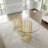 71 inch oval tempered glass dining table-866485312