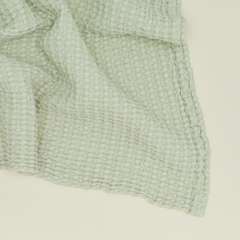 Débarbouillette simple en coton, Sauge, Essuie-mains - paquet de 1