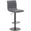 Mootrey Swivel Upholstered Adjustable Height Counter Stool with Metal Frame-1535694014
