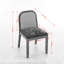 2 chaises de salle à manger courbées à dossier incurvé sans dossier avec coussin en chenille-1810281376-1810281378