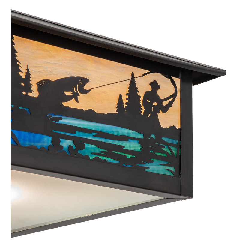 Fly Fishing Creek 3 - Light Pendant