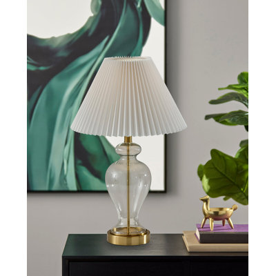 Lampe de table Sonata - abat-jour plissé