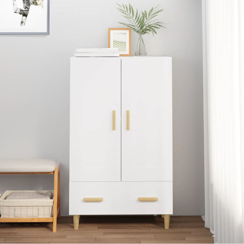Lonnisha 1 -Drawer 2 -Door Accent Cabinet, White